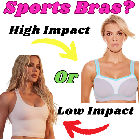 Difference between high impact and low impact shop sports bra