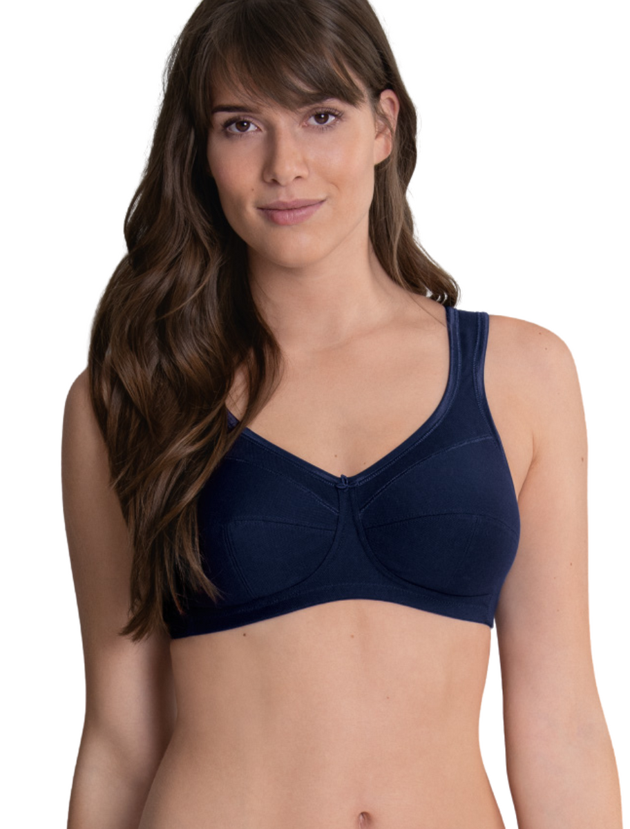Anita Women's Wire-Free Comfort Bra 5427 - Cotton Support Bra With Light Padding, Champagne Color, Size 38G - View #5