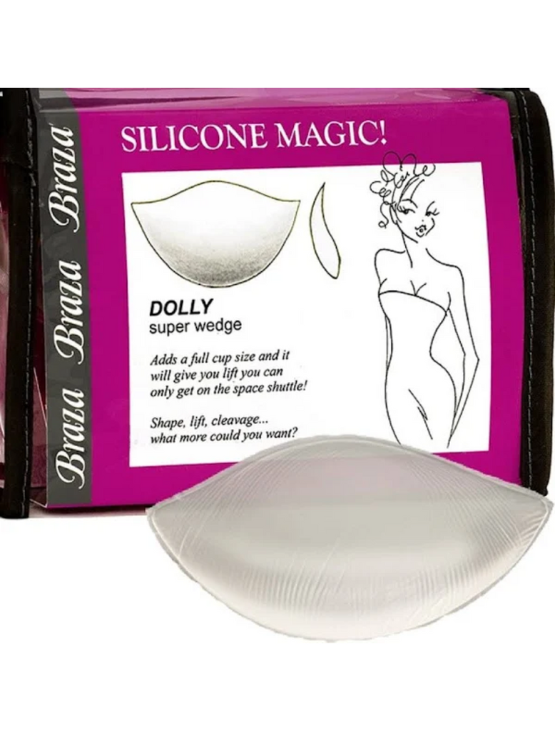 Braza Silcone Dolly Shaper Form, Clear | Bra inserts in Clear |  Braza Bra inserts