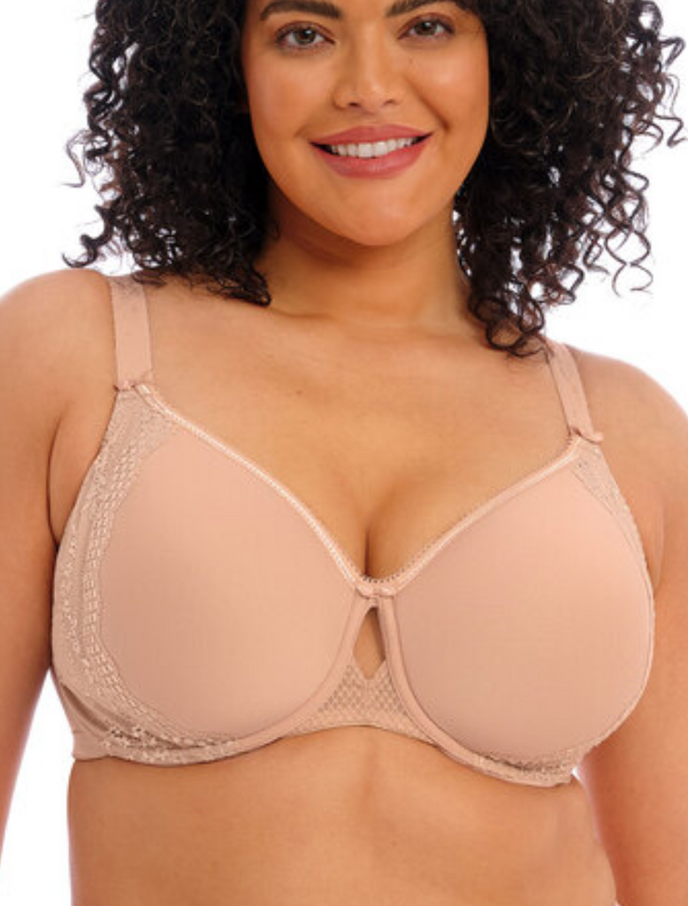 Elomi Charley Underwire Bandless Spacer Molded Bra, Fawn | Elomi Charley Molded Bras