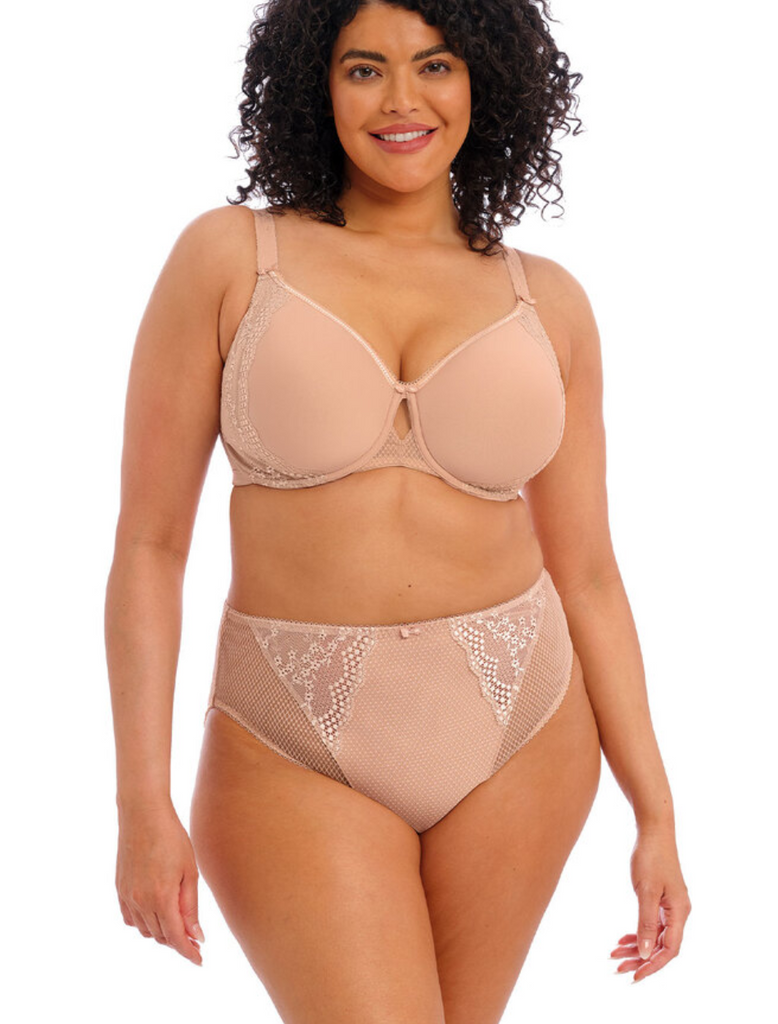 Elomi Charley Underwire Bandless Spacer Molded Bra, Fawn | Elomi Charley Molded Bras