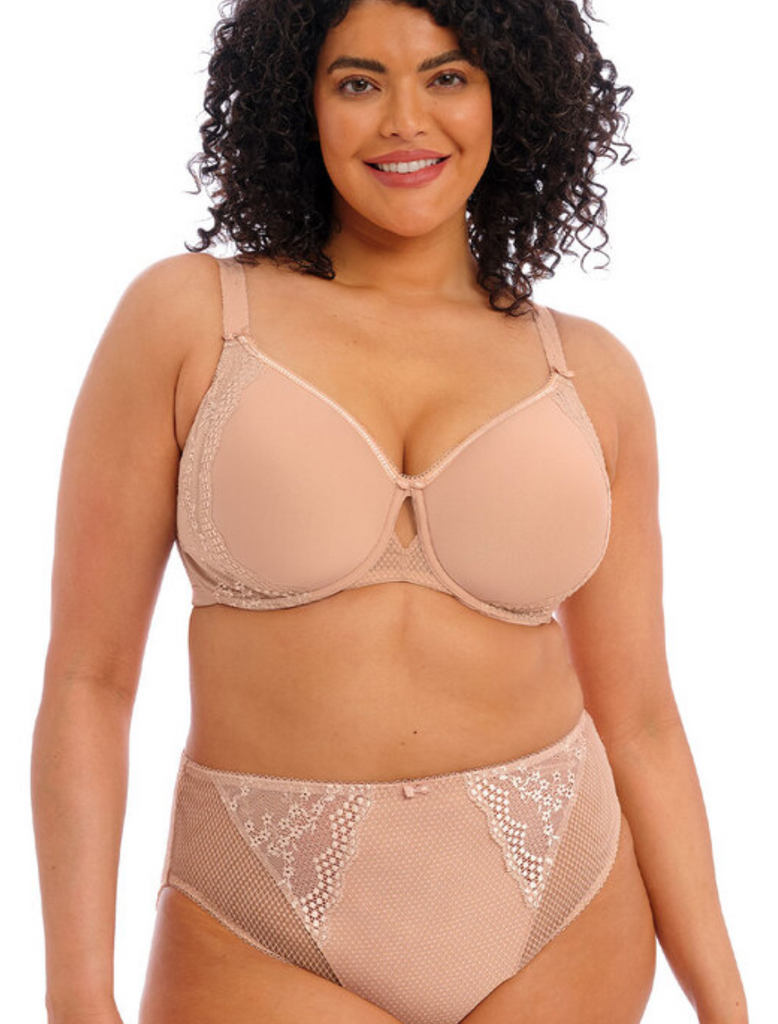 Elomi Charley Underwire Bandless Spacer Molded Bra, Fawn | Elomi Charley Molded Bras