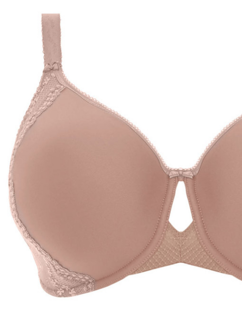 Elomi Charley Underwire Bandless Spacer Molded Bra, Fawn | Elomi Charley Molded Bras