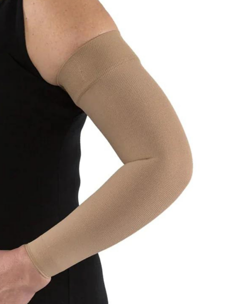 Jobst Bella Strong Armsleeve Silicone Band, Beige 20-30 mmHg