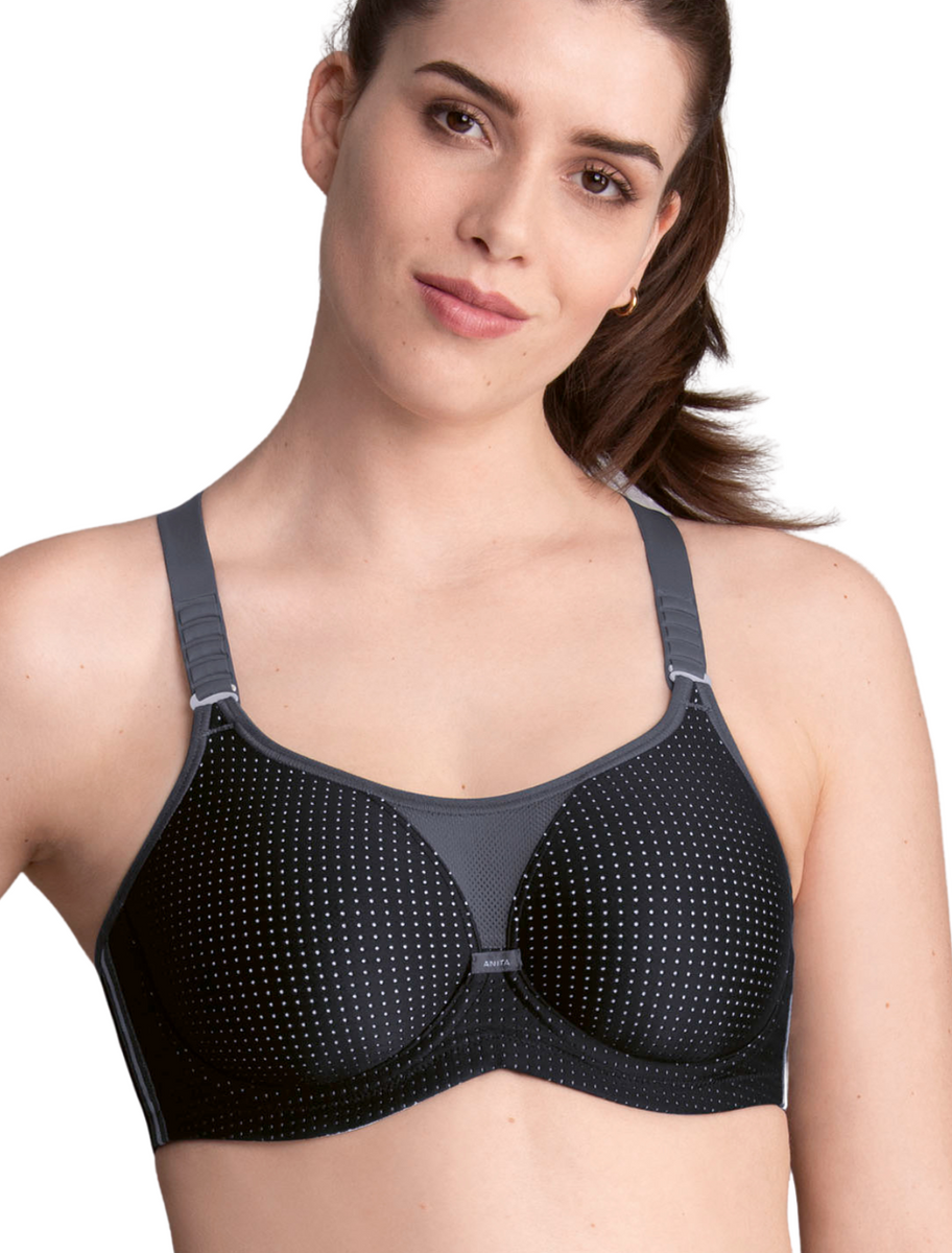 The Anita Performance WireX Sports Bras in Black Bras & Honey USA