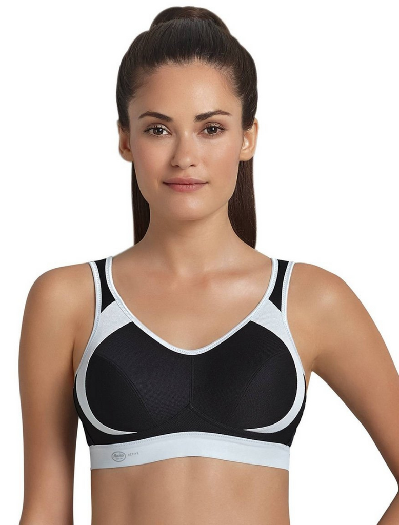Anita Maximum Support and Extreme control wirefree Sports Bra, Black | Black Anita Wirefree Sports Bras