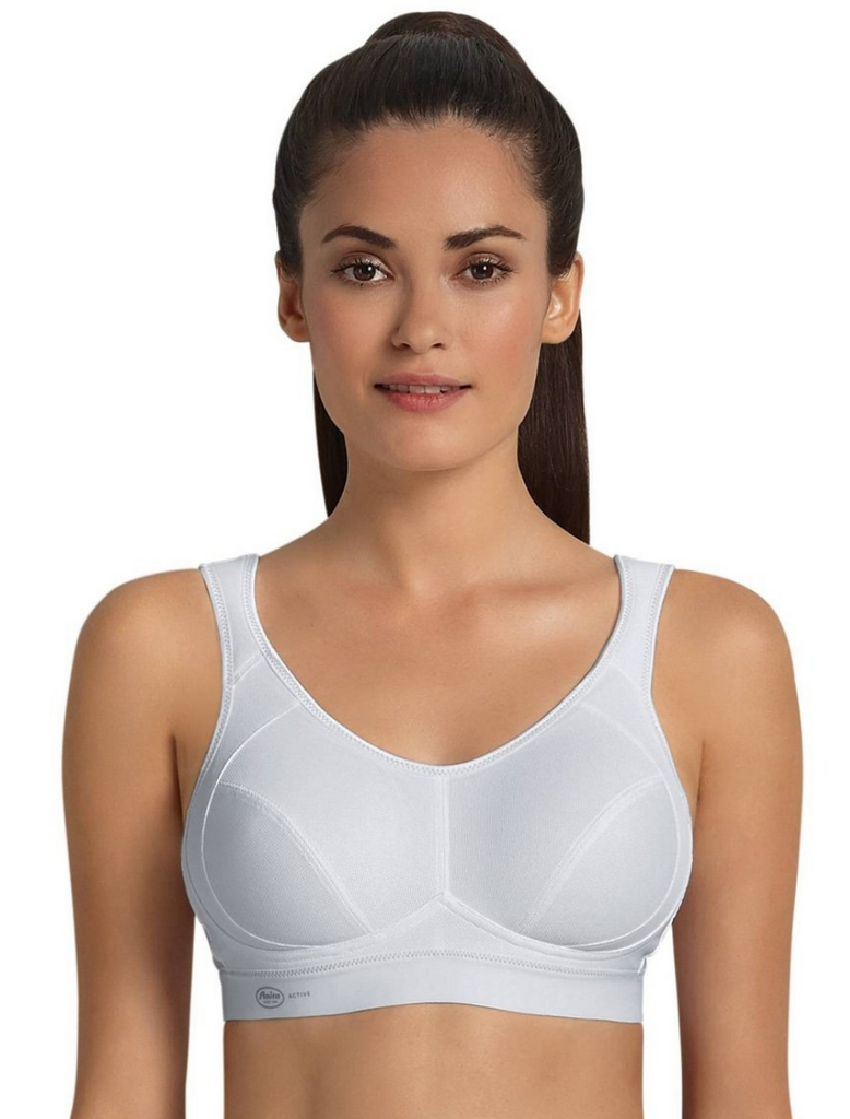 Anita Maximum Support and Extreme Control wirefree Sports Bra, White