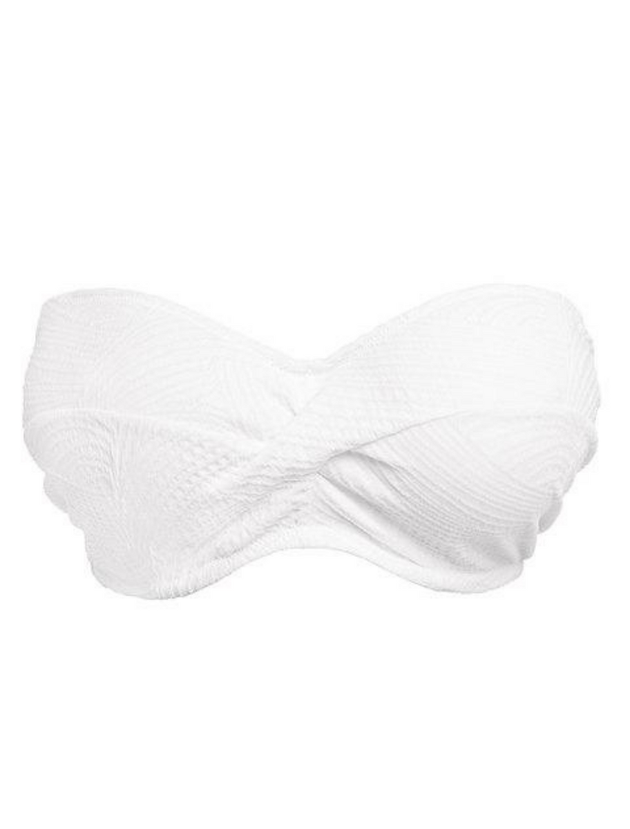 White bandeau bikini top uk sales