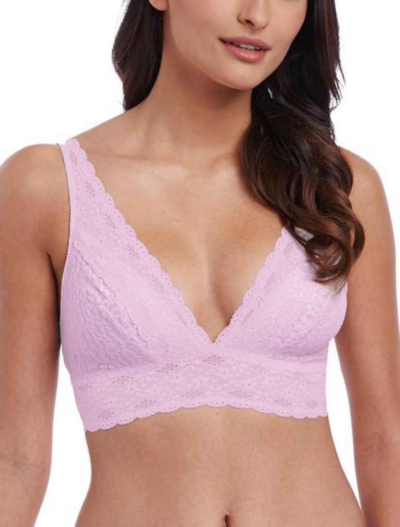 Wacoal Halo Lace Soft Cup Bra, Sweet Pink