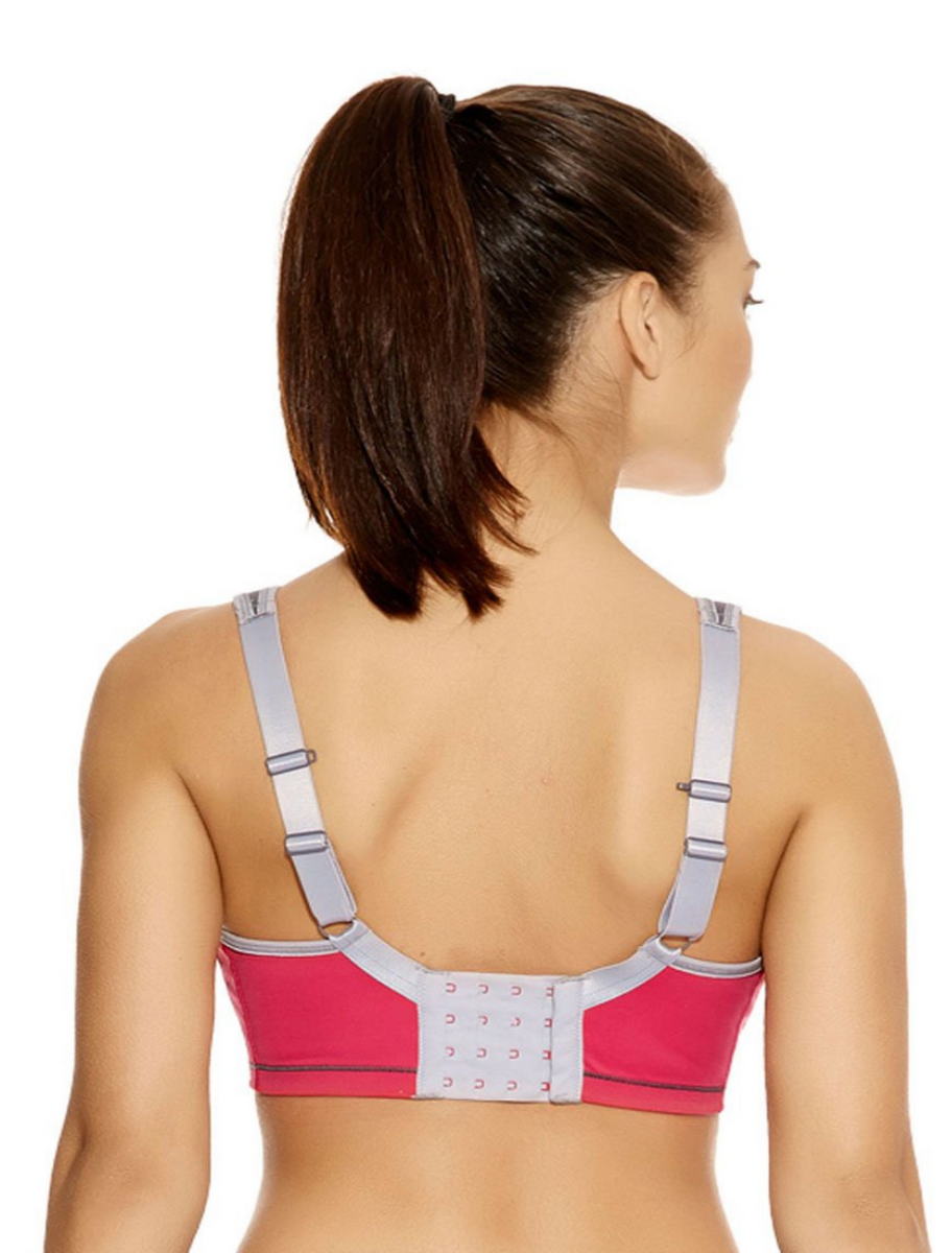 The Freya Active Sonic Underwire Moulded Sports Bra, Hot Crimson