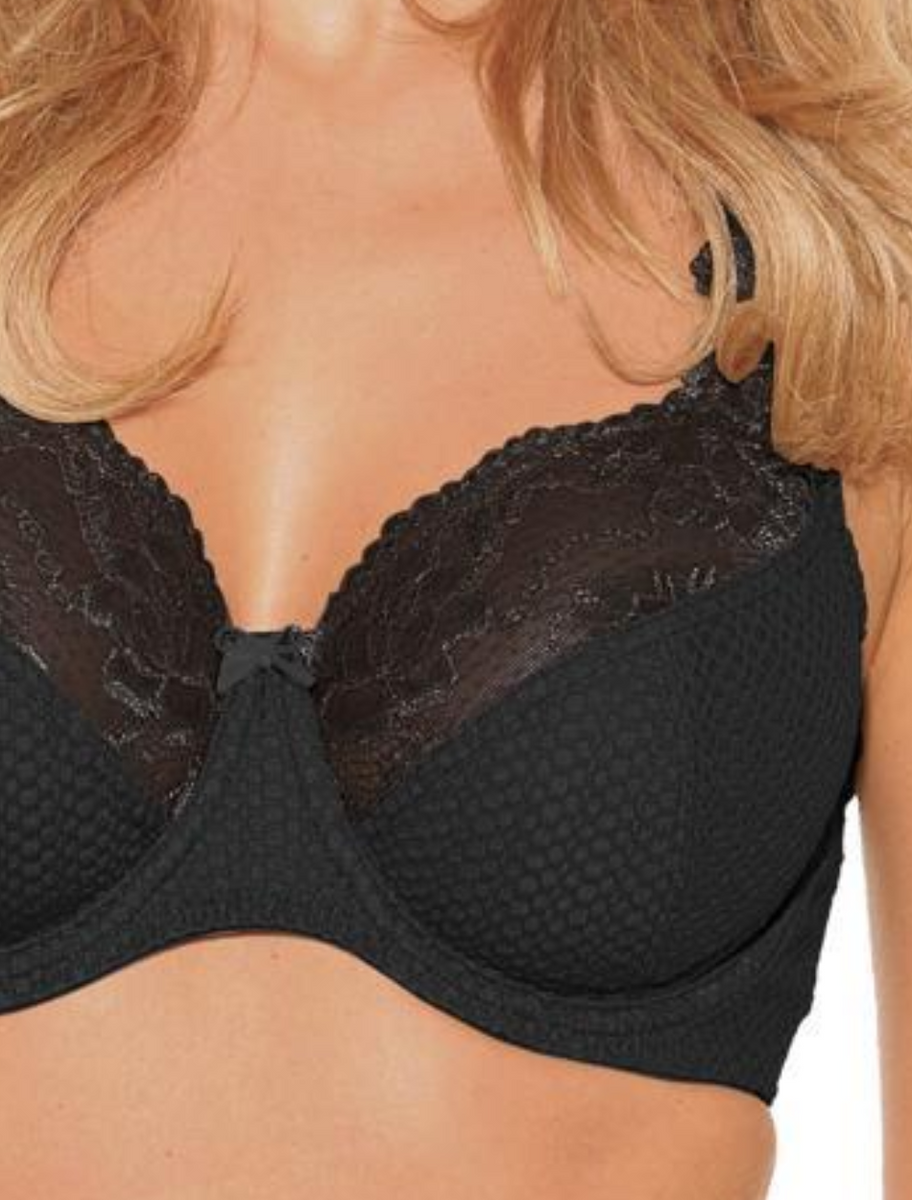 Fit Fully Yours Serena Lace Underwire Bra, Black – Bras & Honey
