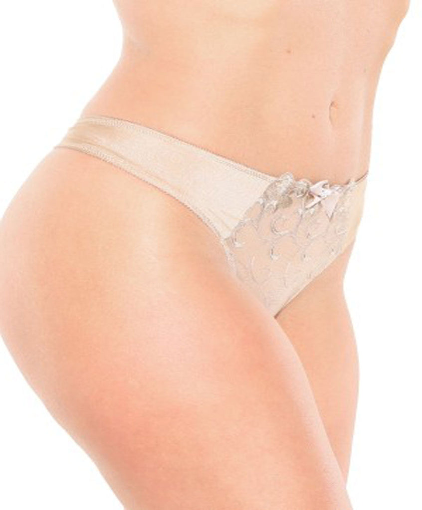 Fit Fully Yours Joyce Thong Panties, Caffe