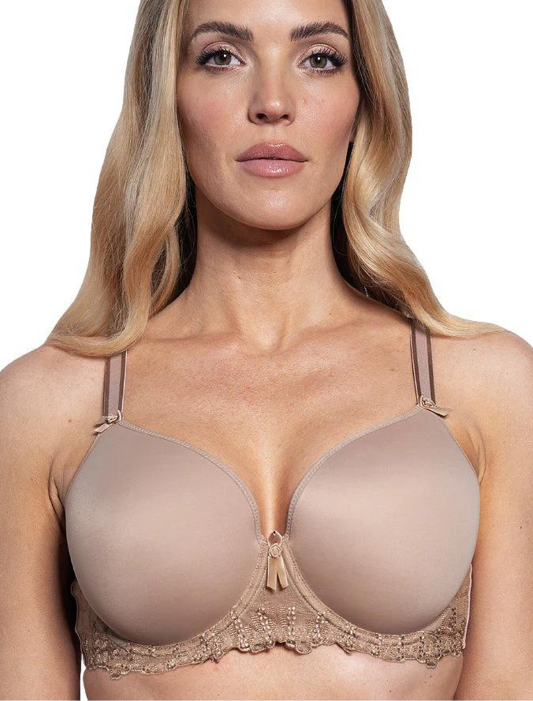 Fit Fully Yours Elise Molded Underwire Bra, Mocca | Mocca Fit Fully Yours Molded Bra | Fit Fully Yours Plunge Bras