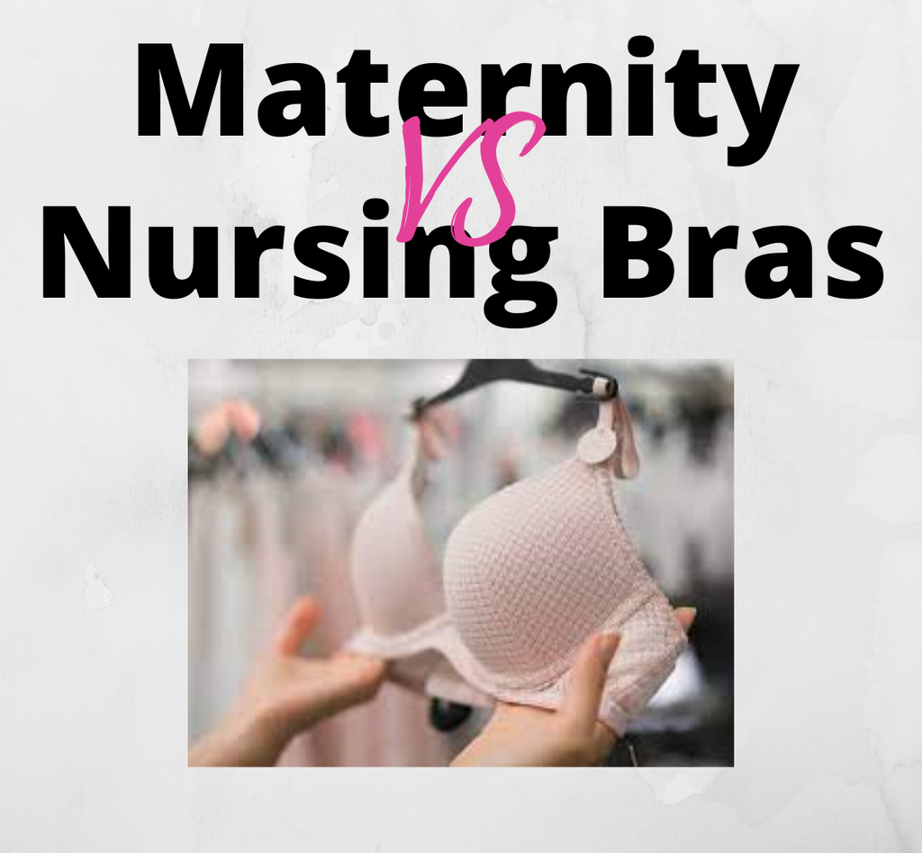 What is the difference between a maternity and nursing bra?