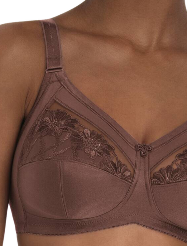 Anita Safina Wire Free Comfort Bra, Berry | Wireless Anita Bra in Berry |Non Wired Full Cup Anita Bra