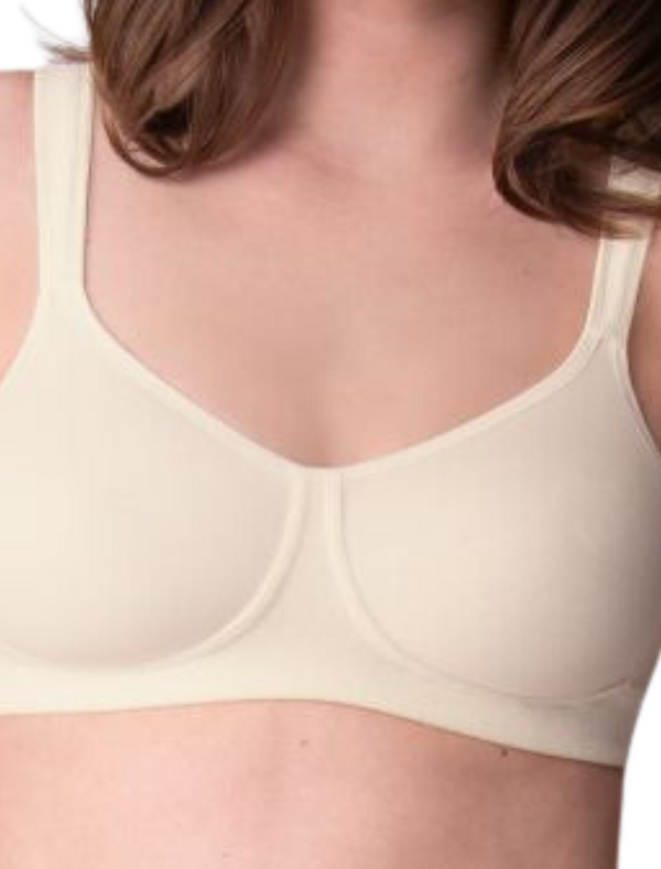 Anita Salvia Wire-free Mastectomy Bra, Champagne | Champagne Anita Salvia Mastectomy Bras | Anita Pocketed Bras
