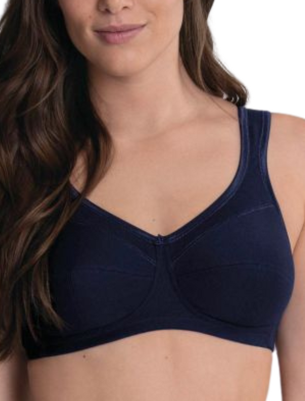 Anita Jana Comfort Cotton Soft Cup Bra, Black | Black Wireless Anita Bra | Anita Jana Bra