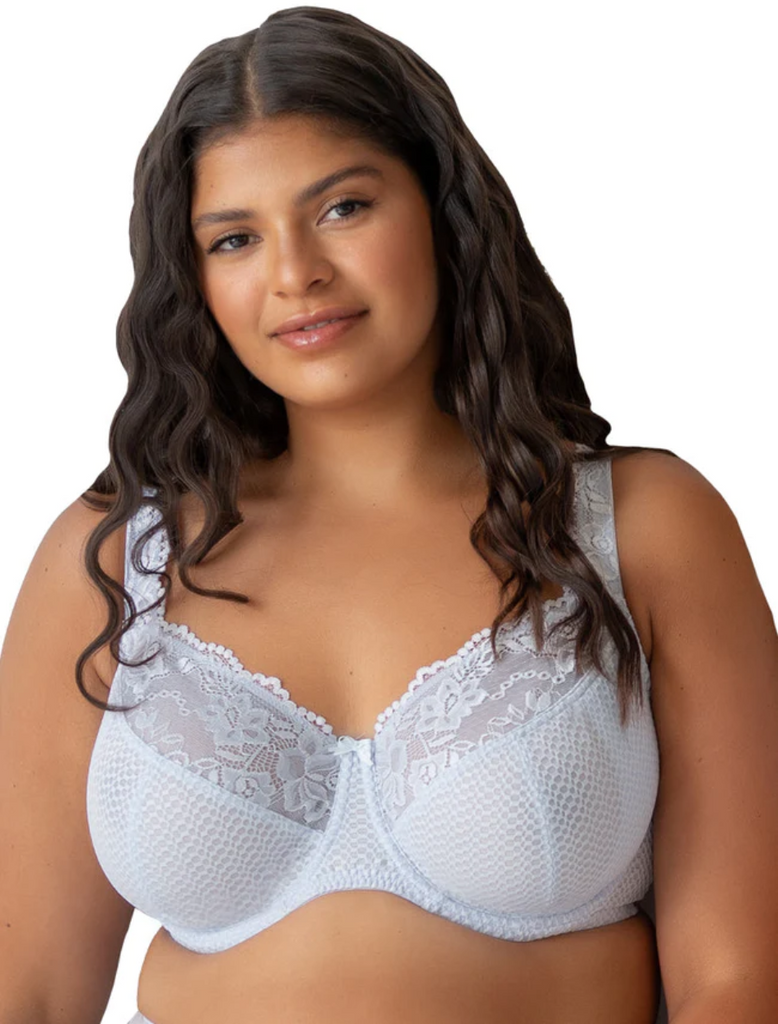 Fit Fully Yours Serena Underwire Lace Bra Collection, Steel Blue