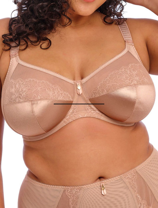 Elomi Cate Allure Underwire Full Cup Banded Bra, Sahara | Sahara Underwire Bra
