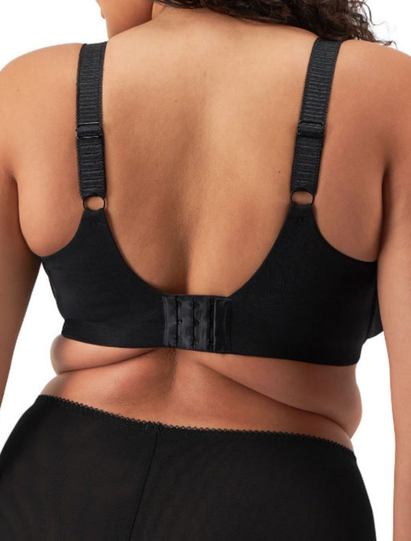 Elomi Cate Allure Underwire Full Cup Banded Bra, Black | Black Underwire Bra