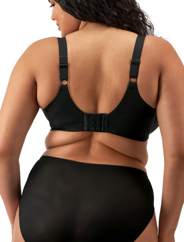 Elomi Zarla Underwire Full Cup Banded Bra, Black | Black Underwire Bra