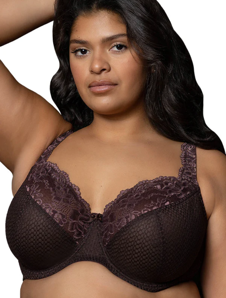 Fit Fully Yours Serena Underwire Lace Bra, Chocolate | Brown Underwire Bras
