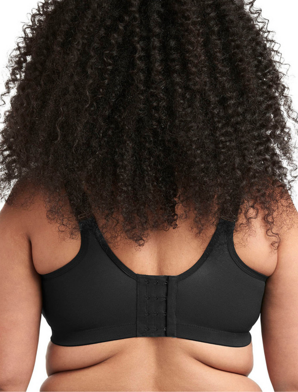Goddess Celeste Non Wired Bra in Black | Goddess Full cup Bra | Goddess Wireless Bra