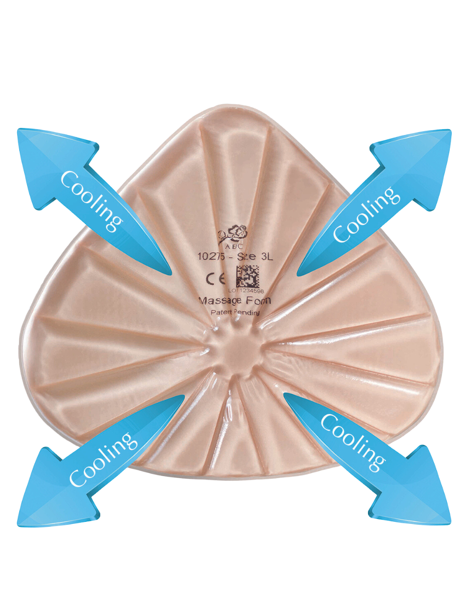 ABC Super Soft Massage Form Lightweight Shaper Form Blush – Bras ...
