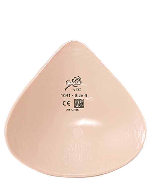 ABC Triangle Ultra Light Breast Form Blush | American Breast Care Lightweight Form | Light Triangle Breast Prosthesis Blush