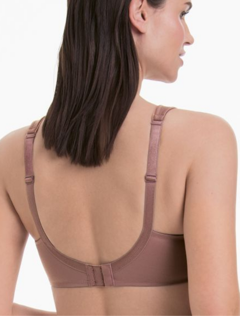 Anita Women's 5490 Twin Underwire Bra - Berry 36C, Seamless Comfort Fit - View #3