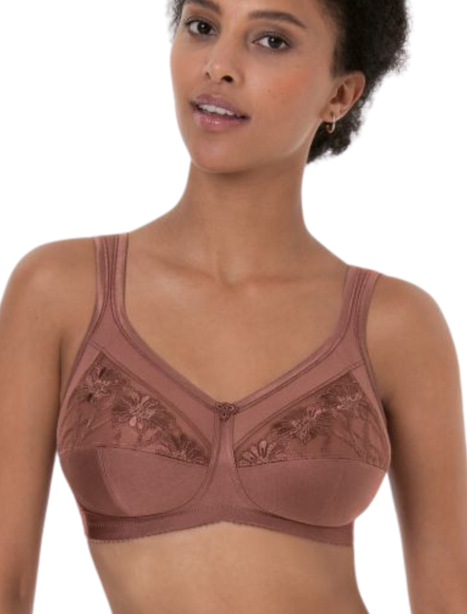 Anita Care Lisa Post-Surgery Bra - Wire-Free Mastectomy Bra With Pockets, Size 44B, Truffle Color - View #2