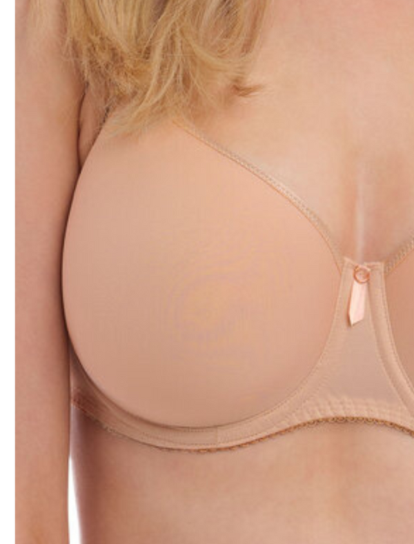 Fantasie Rebecca Essentials Underwire Moulded Bra, Natural Beige | Beige Molded Bra | Beige T-Shirt Bra | Beige Fantasie Bra