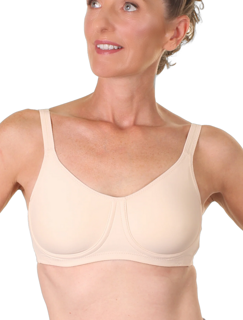 Trulife Lilly Bra, Beige  Nude Trulife Lilly Mastectomy Bras