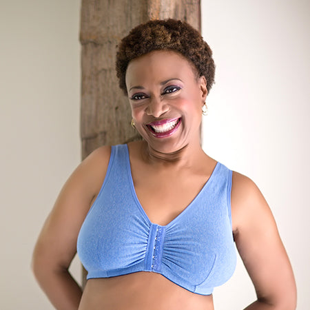 American Breast Care 110 Leisure Bra, Blue