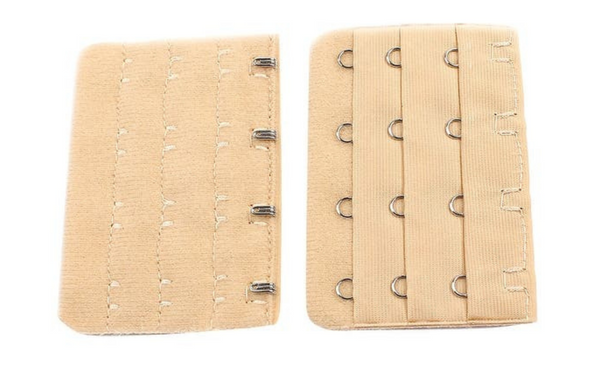 Braza Bra Back Extender 4 Hook, Nude | Bra Accessories | Bra Extenders | Braza Bra Extenders