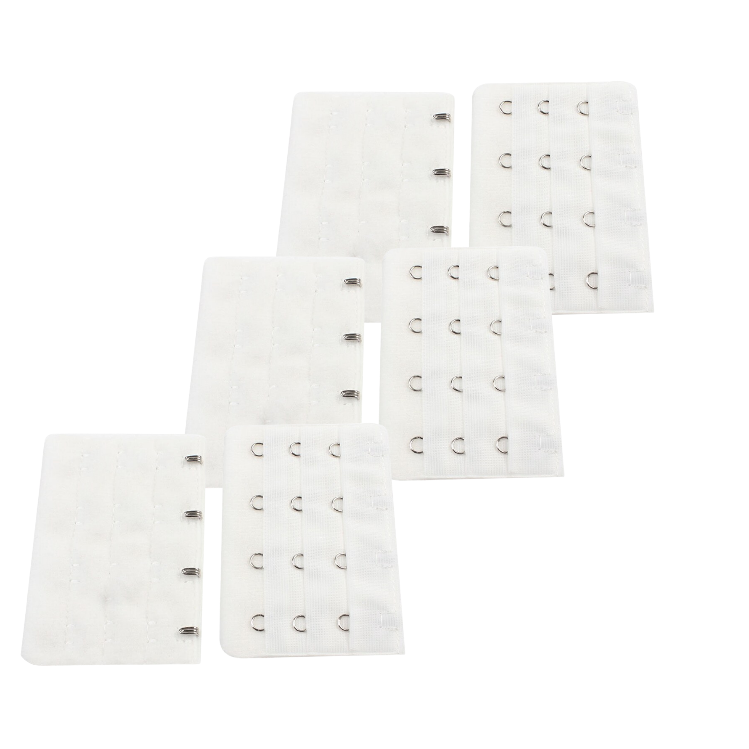 Braza Bra Back Extender 4 Hook White Bras & Honey USA