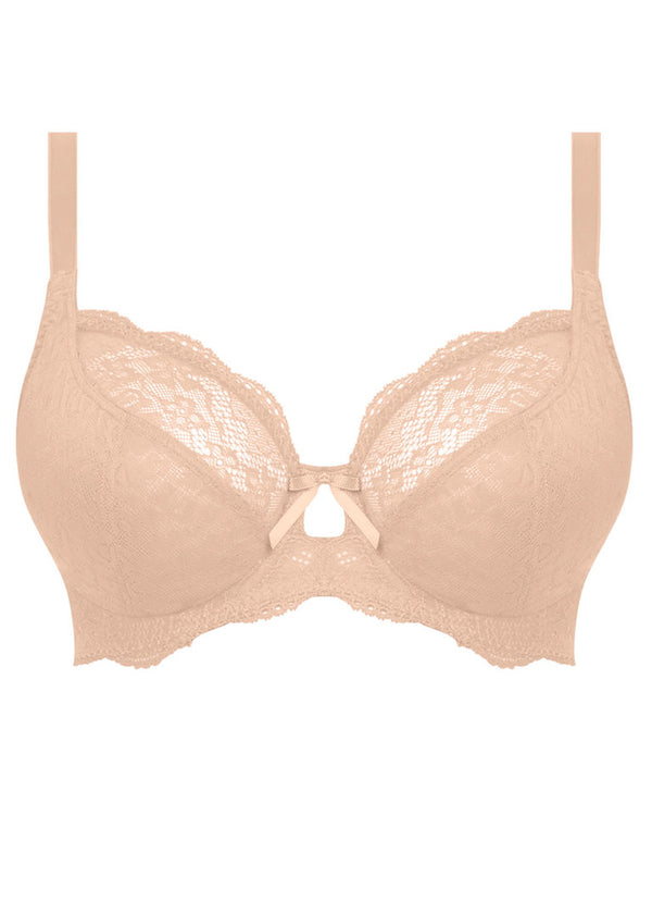 Freya Fancies Underwire Plunge Bra, Natural Beige