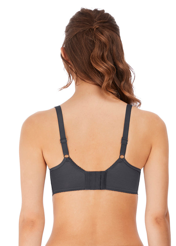 Freya Pure Sculpt Molded Soft Cup Nursing Bra, Slate