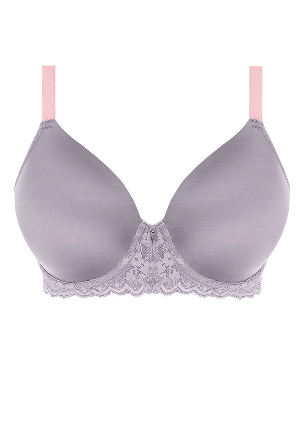 Freya Offbeat Molded Demi T-shirt Bra, Mineral Grey