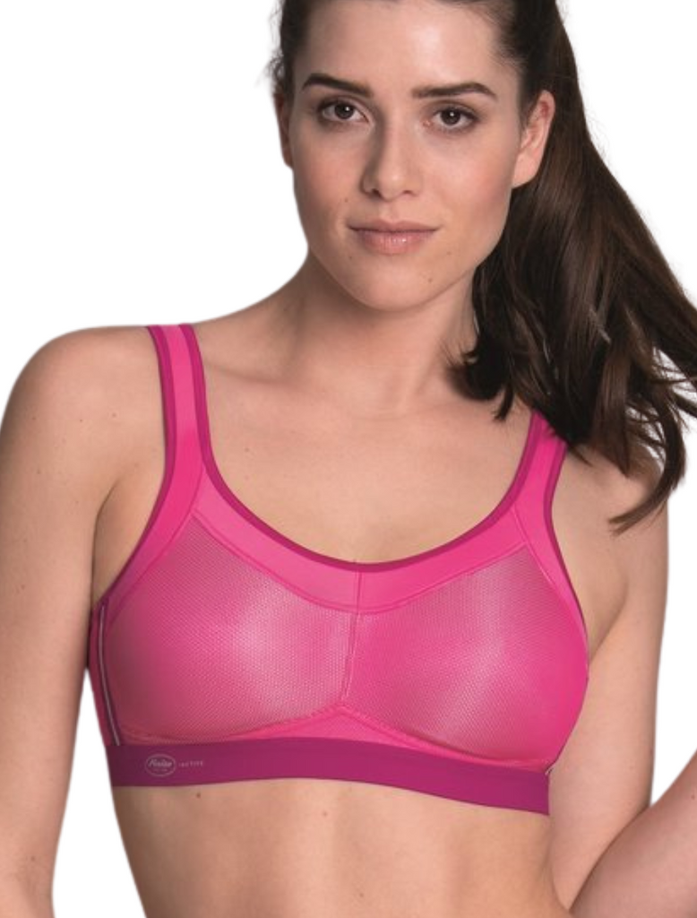 The Anita Active Momentum Wire Free Sports Bra in Electric Pink – Bras &  Honey USA