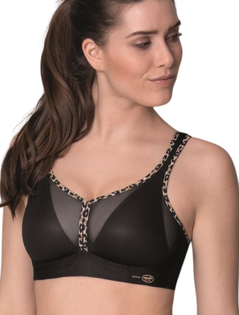 Active Maximum Support Wire Free Sports Bra Black 34D by Anita