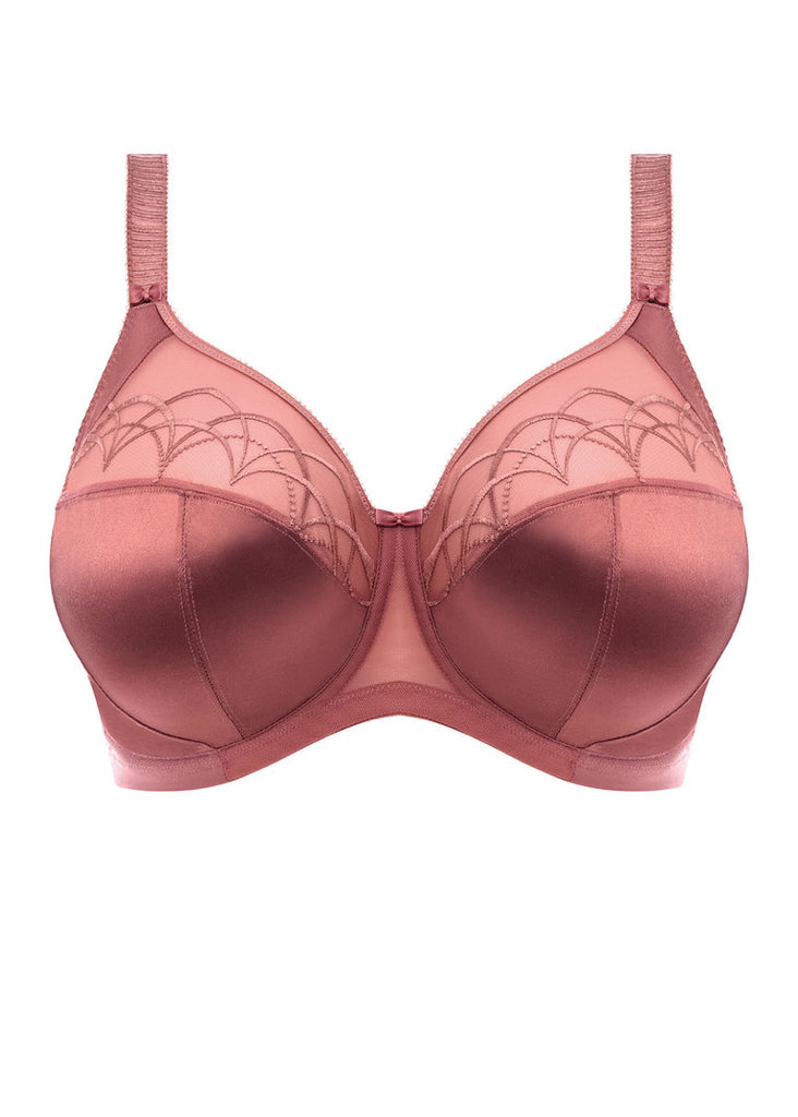 Elomi Cate Underwired Full Cup Banded Bra - Rosewood - Curvy