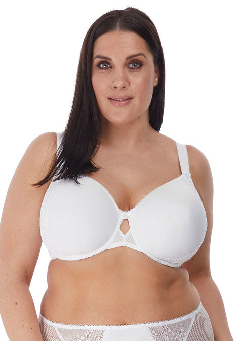 Elomi Charley Underwire Bandless Spacer Molded Bra, White