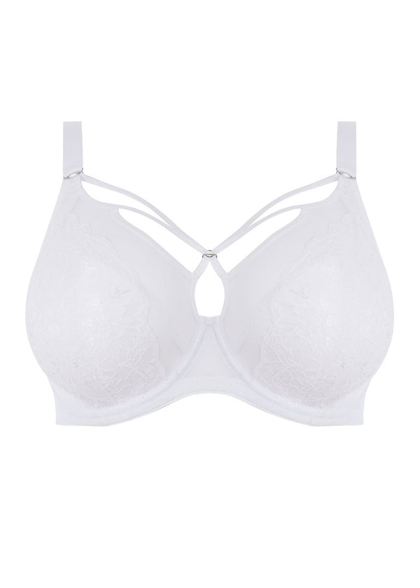 Elomi Brianna Underwire Plunge Bra, White | White Elomi Brianna Bras