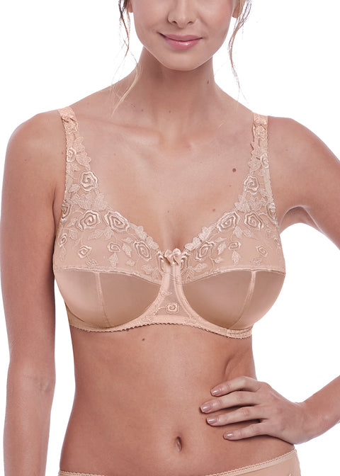 Fantasie Women's Illusion Full Coverage Bra – Natural Beige, 40G, Side Support, Lace Detail, Comfort Fit With Adjustable Straps - View #7