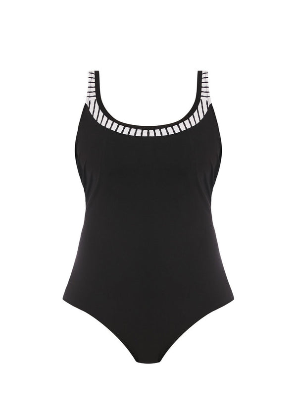 Fantasie San Remo Uw Scoop Back Suit, Black & White