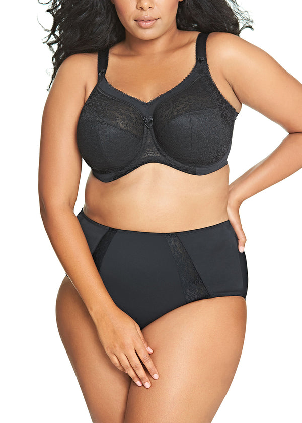 Goddess Adelaide Underwire Banded Bra in Black