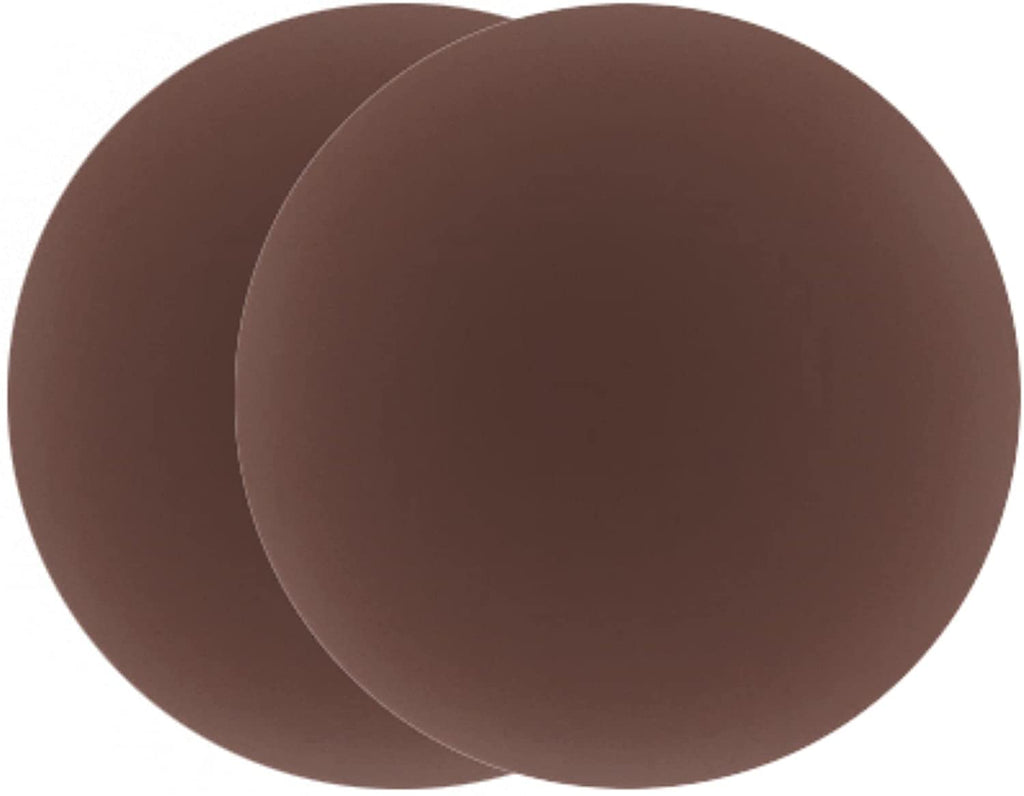 Bras & Honey Reusable Self Adhesive Nipple Covers Cocoa 8cm