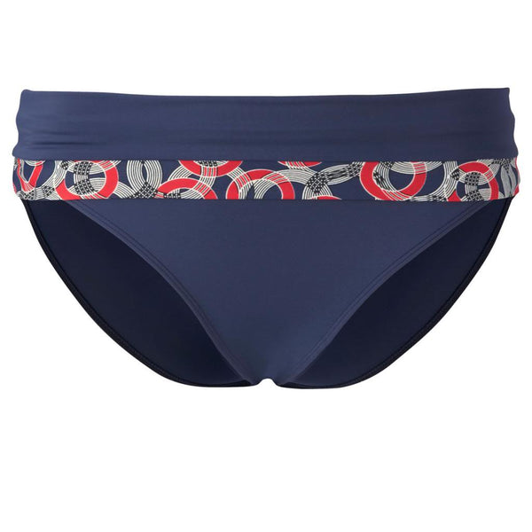 Panache Nancy Fold Swim Brief, Nautical Print