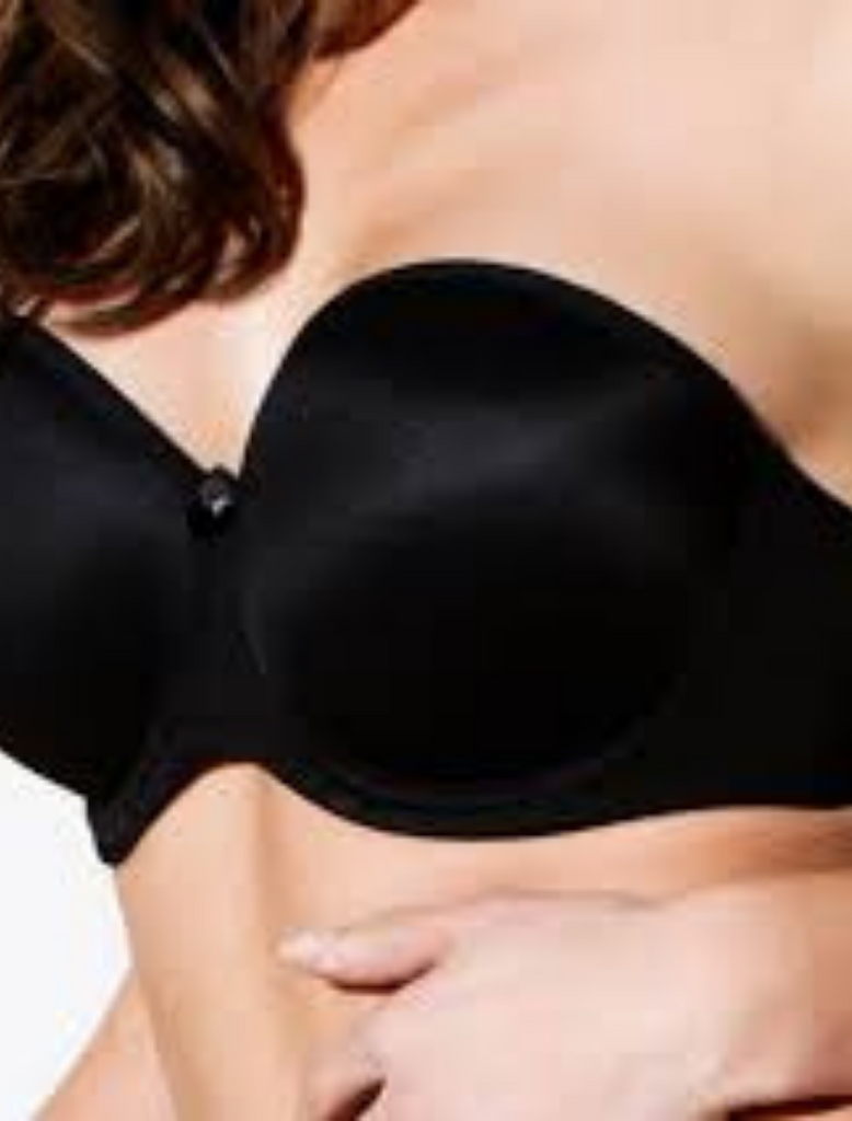 Fit Fully Yours Felicia Underwire Strapless Bra, Black